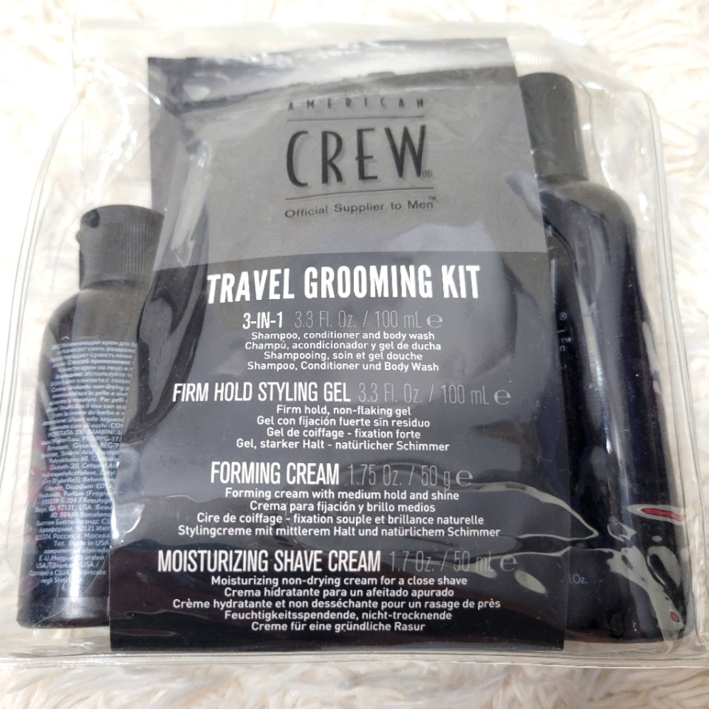 American Crew travel grooming kit